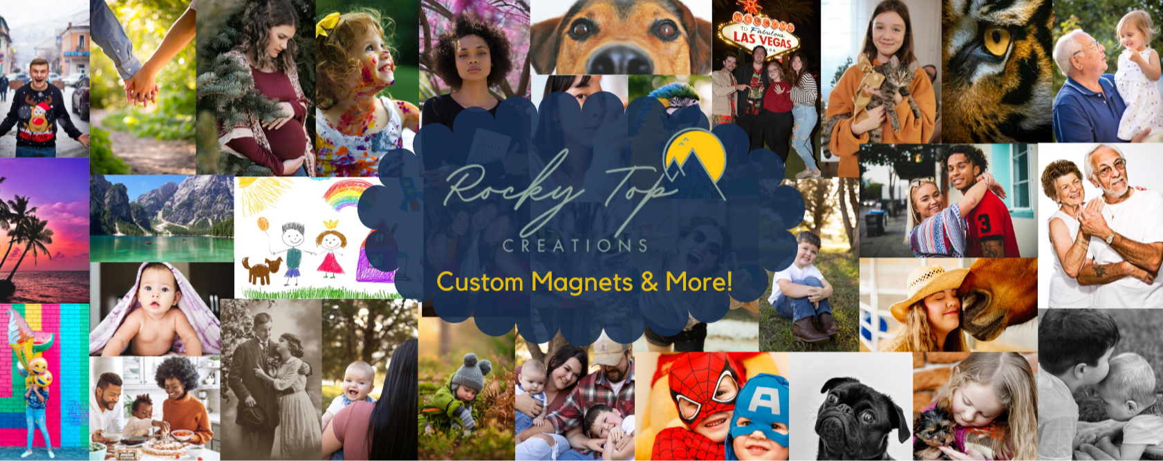 Leading ecommerce site for showcasing custom magnets, buttons, pins, mirrors, and more—ideal for personalized gift ideas and special occasions. Company business advertising, cards, invitations.