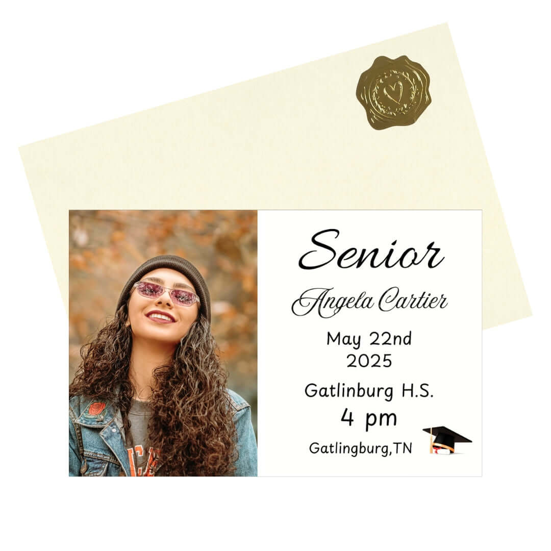 Magnetic, custom high school graduation and senior invitations with a unique design, ideal for celebrating and commemorating this important achievement.