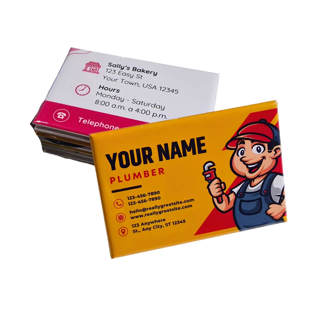 Rectangular Custom Wholesale Magnets 2" by 3"