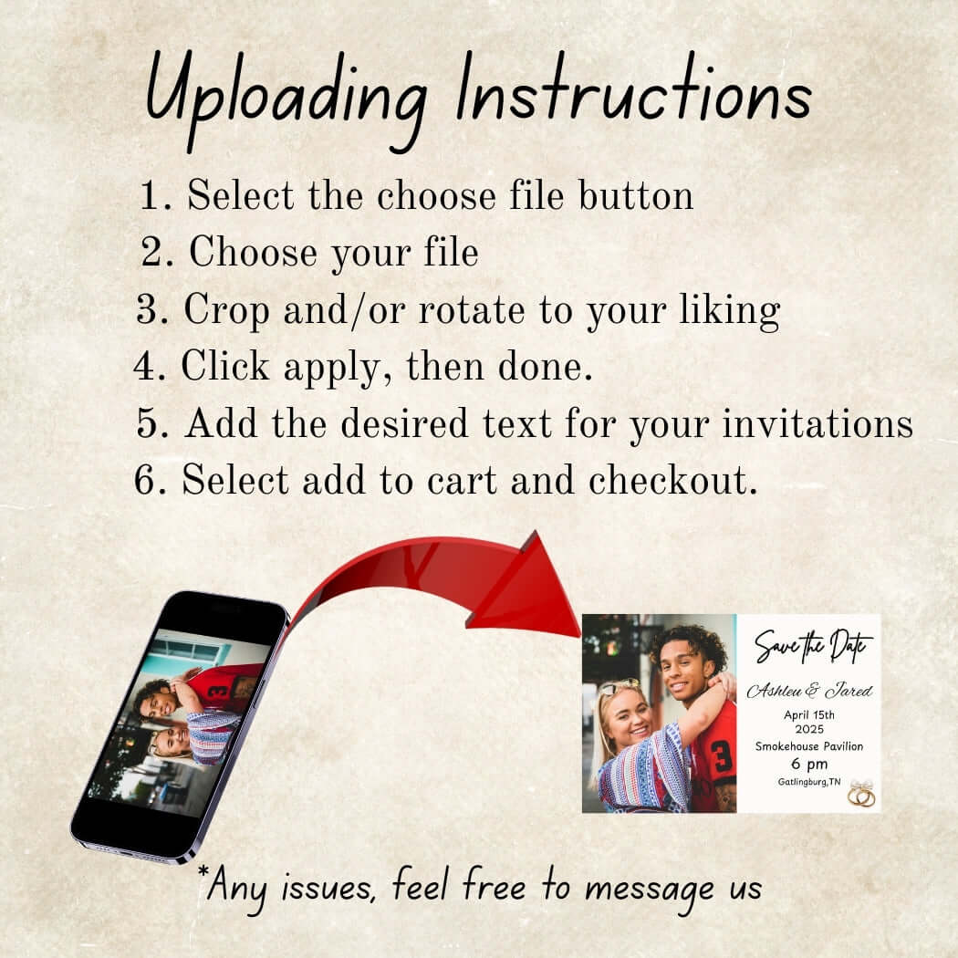 Magnetic 'Save the Date' wedding invitation featuring a romantic design with floral accents and elegant typography. The invitation includes the couple's names, wedding date, and a note to save the date, printed on a durable magnet that can be displayed on a fridge or metal surface as a reminder for the upcoming celebration